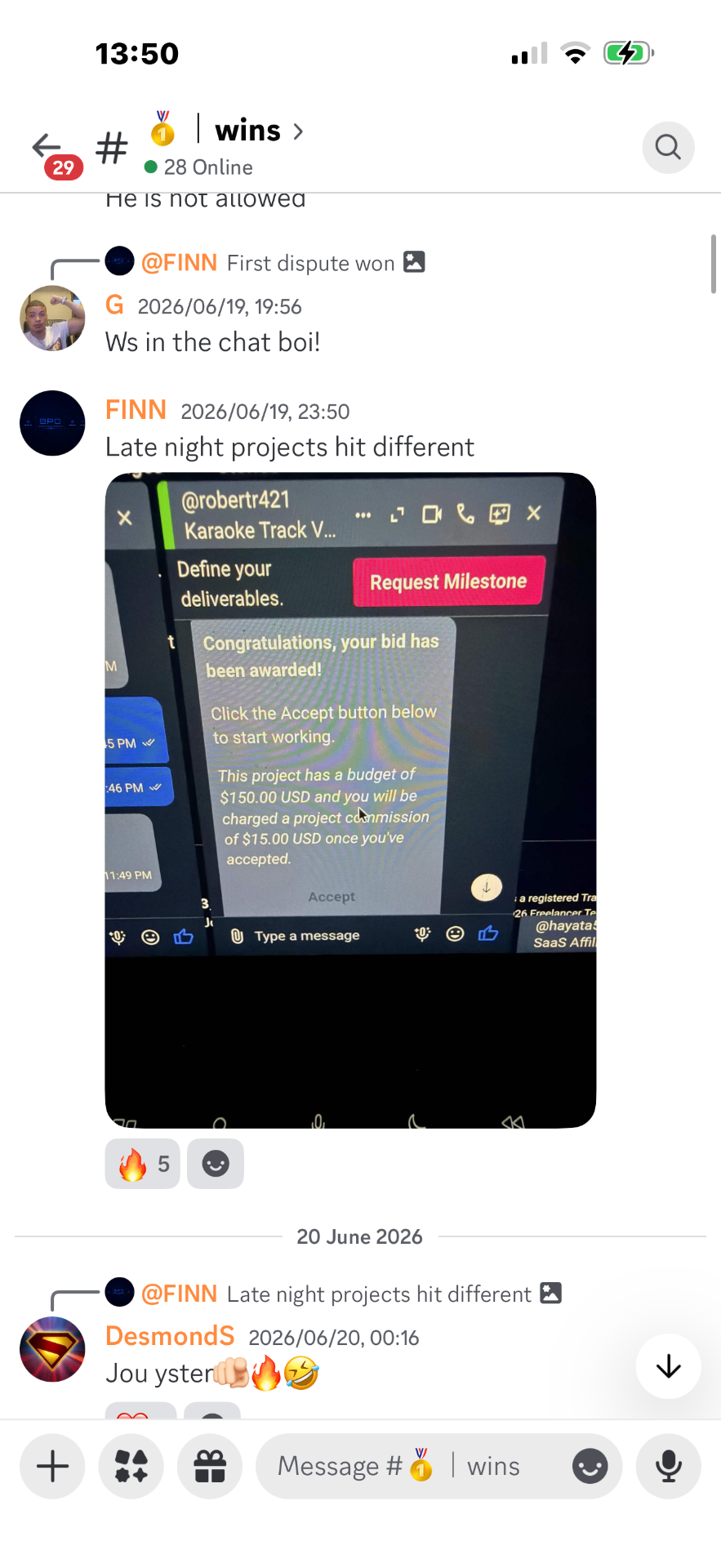 Student win 16